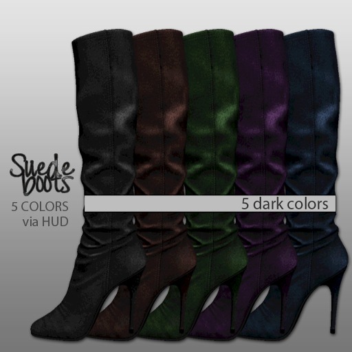[orage] Suede Boots - dark colors