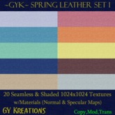 Spring Leather Textures S1