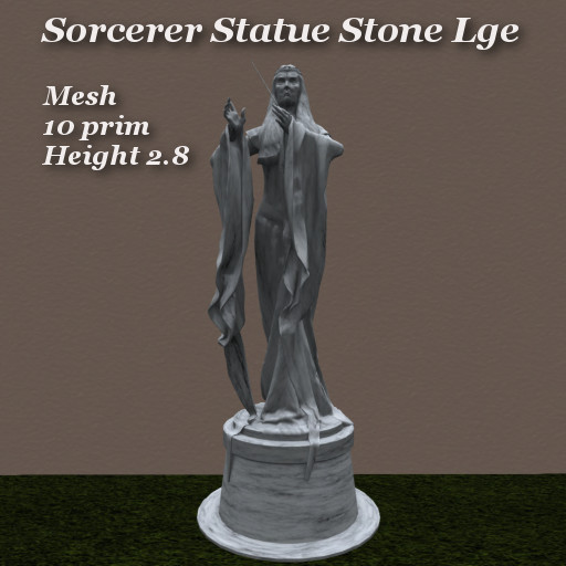 Sorcerer Statue Stone Lge