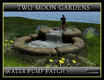 WATER PUMP PATCH* with flowers, water sounds and butterflies