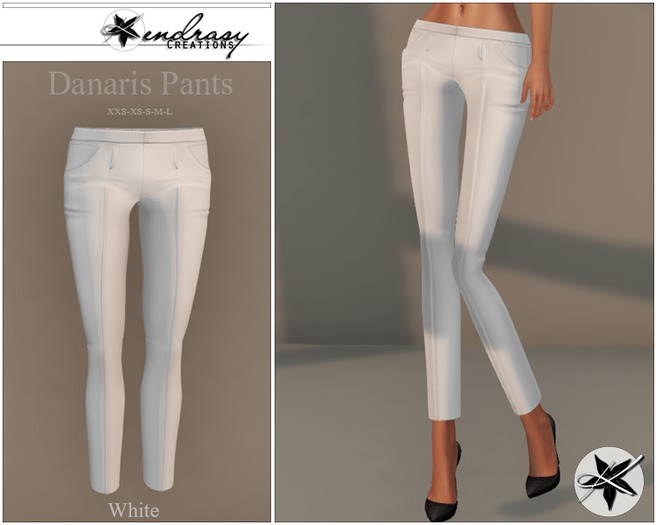 Danaris Pants White