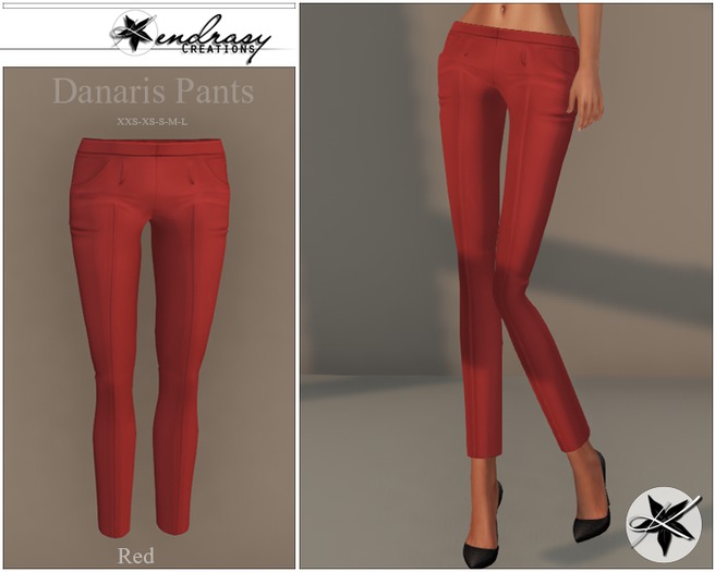 Danaris Pants Red