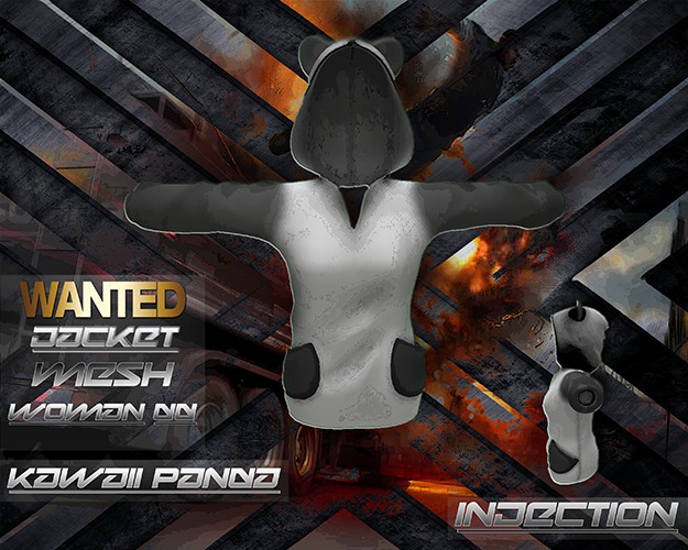 Woman kawaii panda  Jacket