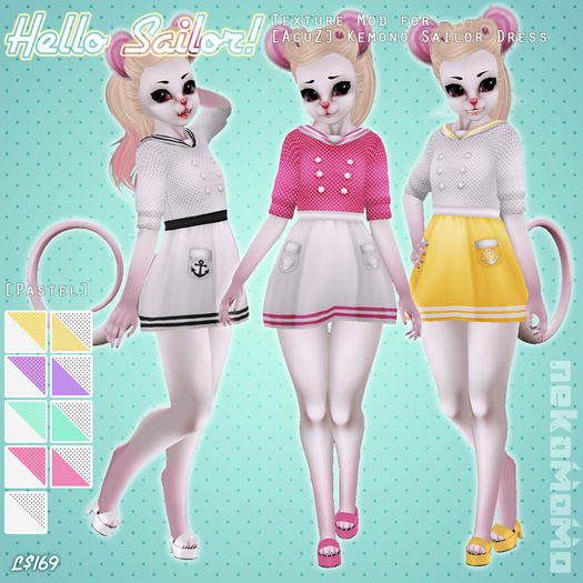 NekoMoMo =^-^= Hello Sailor Dress Mod [Pastel] BOX
