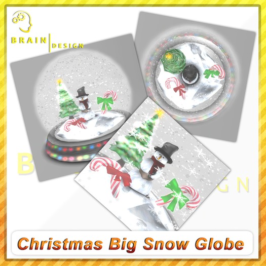 Brain Snow Globe