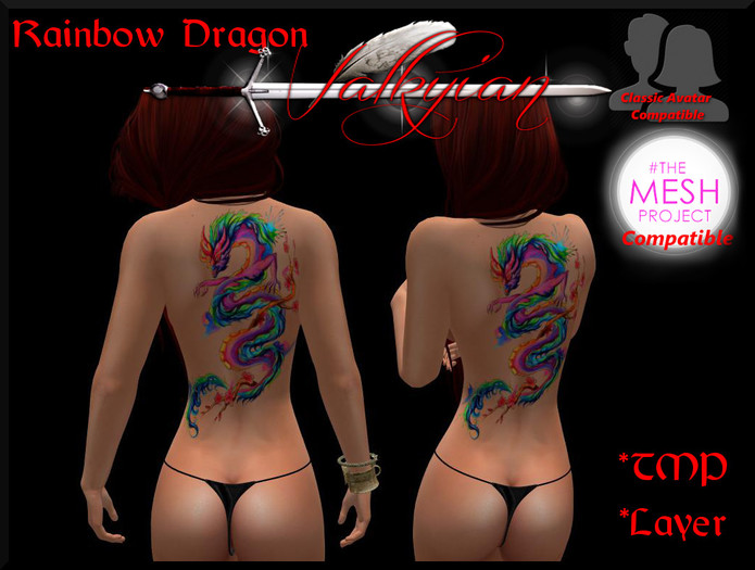 ~Valkyrian~Dramatic ladies (Mesh project) Tattoo