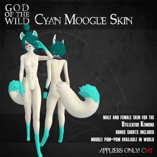 :GW: Cyan Moogle Skin