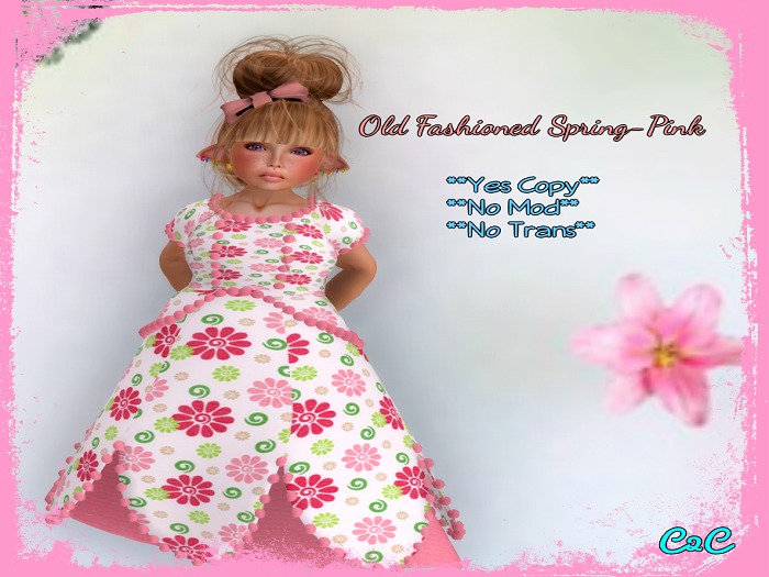 Old Fashioned Spring- Pink-TD