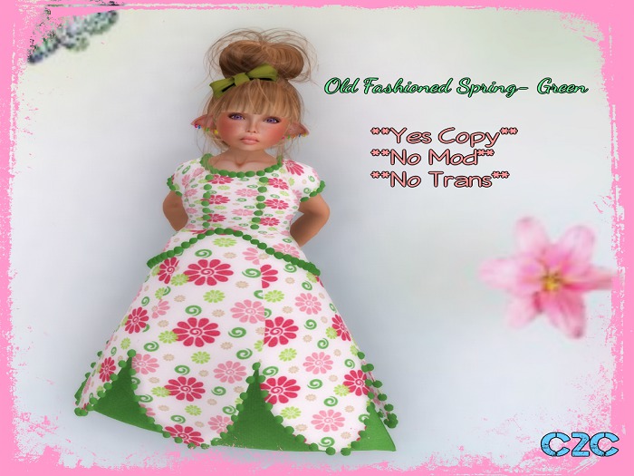 Old Fashioned Spring - Green -TD