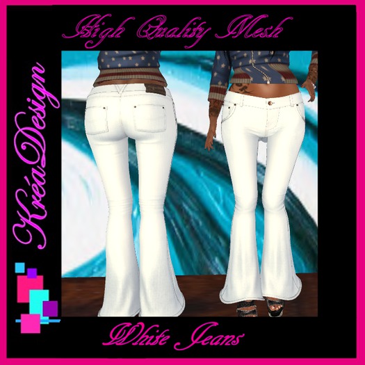 Jeans white