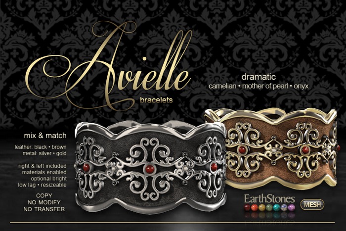 EarthStones Avielle Bracelets - Dramatic