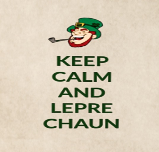 {Q-Essentials} Keep Calm and Leprechaun Wall Decal
