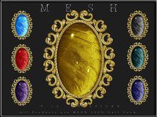 T-3D Creations [ BAROQUE PENDANT TOP ] Micro MESH - Full Perm -