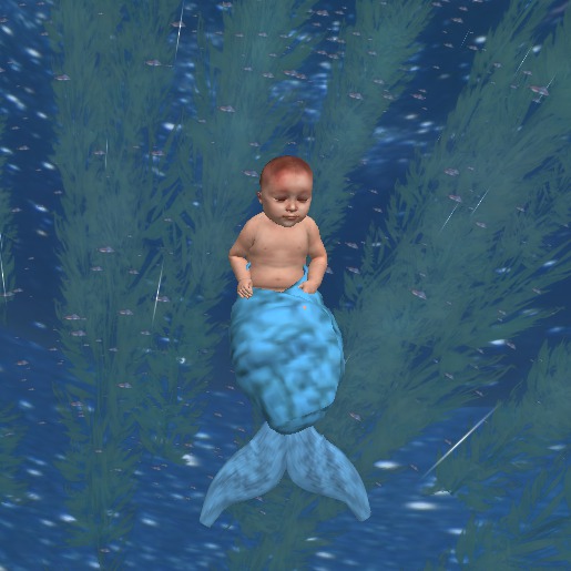 Elfabet's Merbaby Blue Light