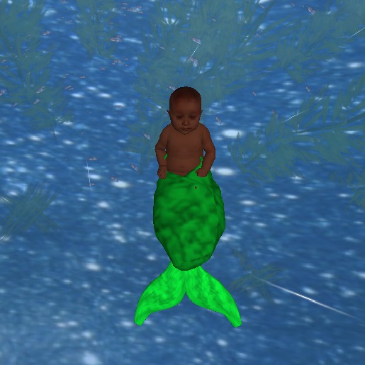 Elfabet's Merbaby Green Dark