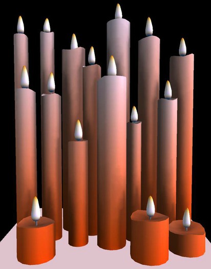 Cluster of Candles - Royal Blue