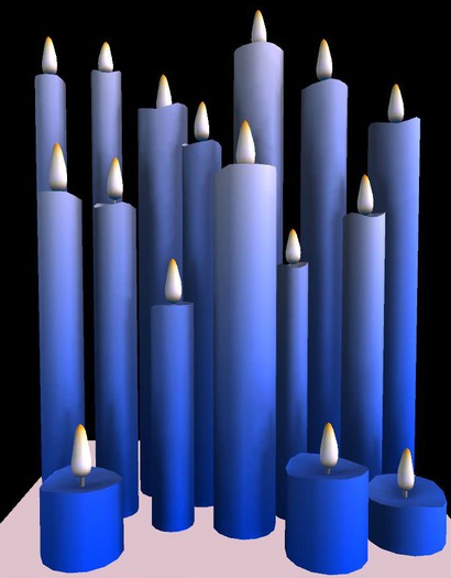 Cluster of Candles - Bluer