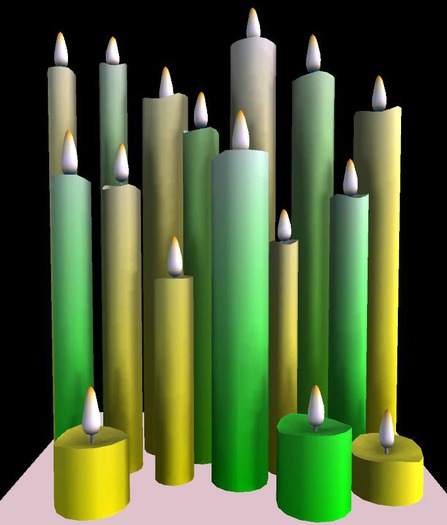 Cluster of Candles - August