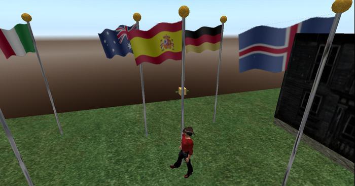 Spain Flag Full Staff  770