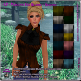 ~LP~ Wagons Ho Mesh Blouse BOXED Texture Scripted STRIPES
