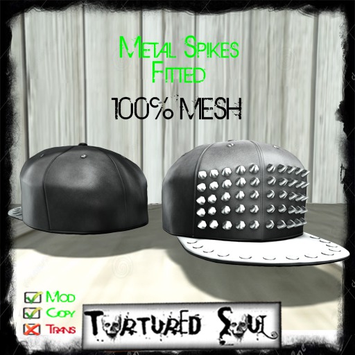 *{TS}* Metal Spikes Fitted Grey/Silver