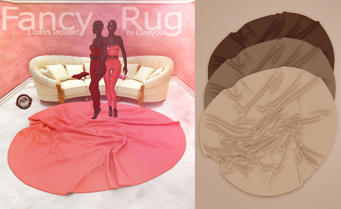_CandyDoll_ Fancy Rug Brown