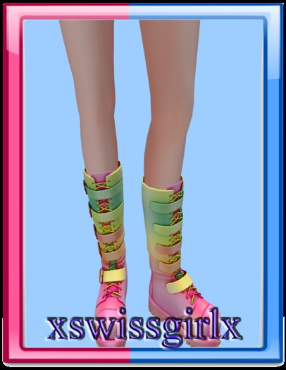 Kemono Boots Rainbow 2