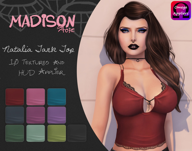 Madison Store - Natalia Tank Top w/ HUD Appliers