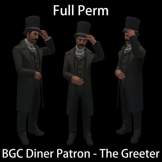 BGC Diner Patron - The Greeter