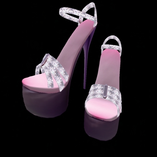 Sandle - Pink/Lavender diamond straps