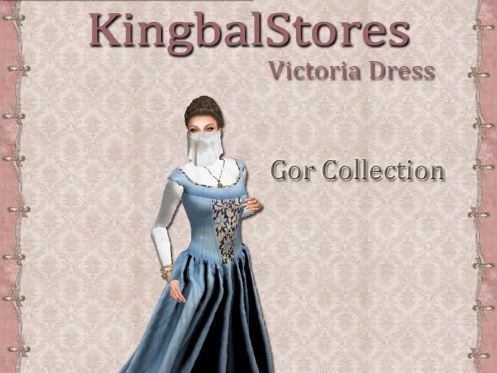 199 KS VICTORIA DRESS MESH CELESTE