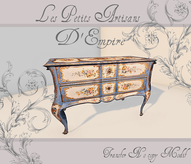 Commode "Le Hameau" Marie-Antoinette