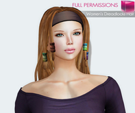 FULL PERM MI Rigged and Non-Rigged Mesh Dreadlocks Hair