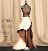 Asteria Creations - Crystal Mesh Gown Set - Sugar