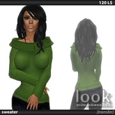 [look] Green Female Sweater 