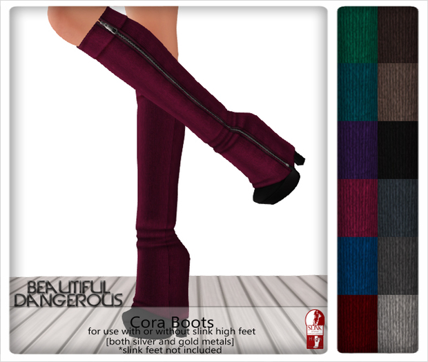 ! Beautiful Dangerous ! Cora Boots [Blue]
