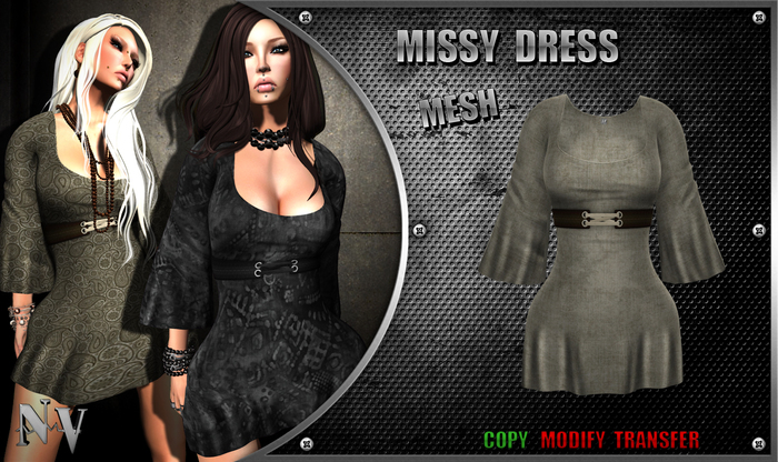[NV] Missy Dress-Bone-