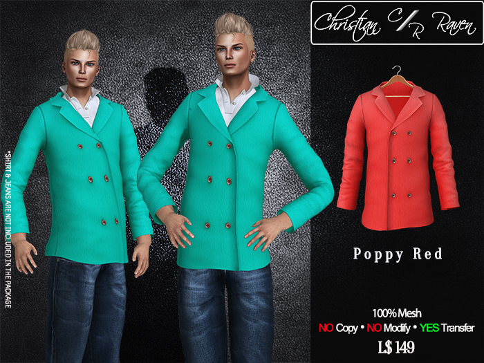 Peacoat Poppy RED
