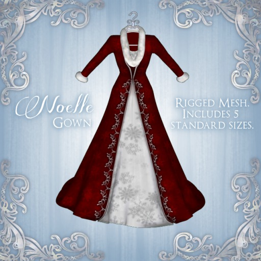[K~*~S] Noelle - Gown - Ruby