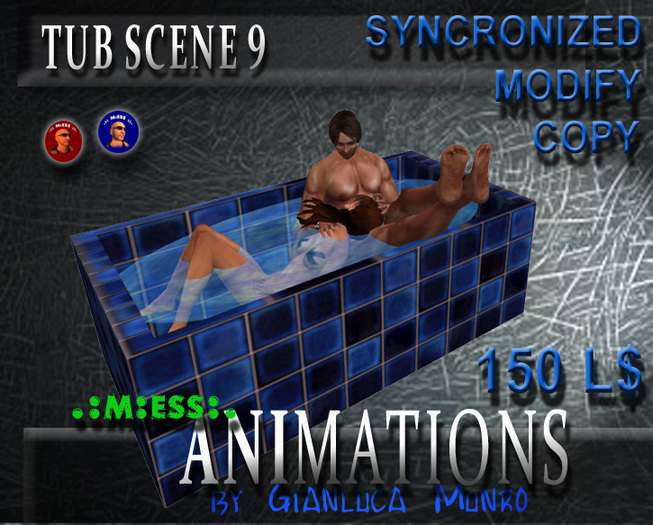 COPY/MOD COUPLE ANIMATION "TUB SCENE 9”
