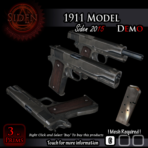 (Demo) 1911 Model  (BOX) mp