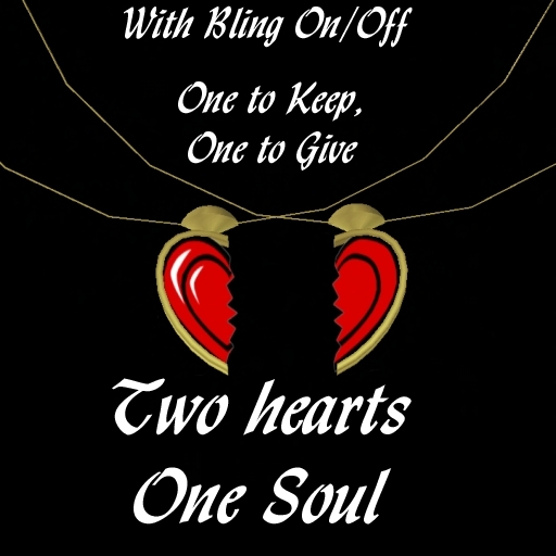 Two Hearts One Soul Necklace BOXED