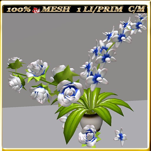 LW_ Orchids and Roses 4 (1 Prim / LI)