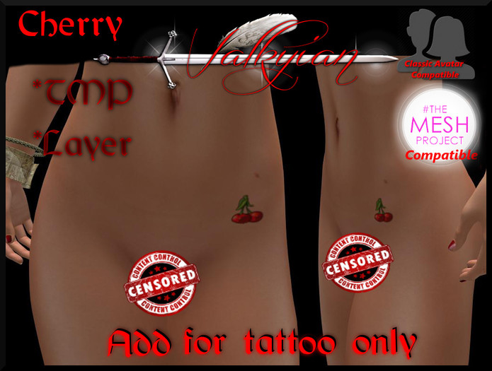 ~Valkyrian~Cherry tattoo (TMP / Layer) 