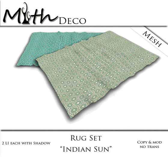 Myth - Rug Set Indian Sun [B]