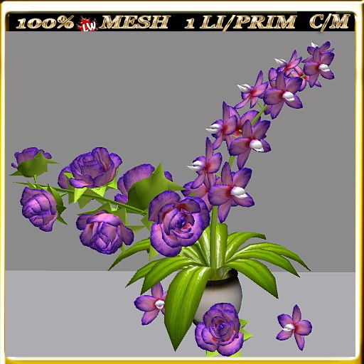 LW_ Orchids and Roses 14 (1 Prim / LI)