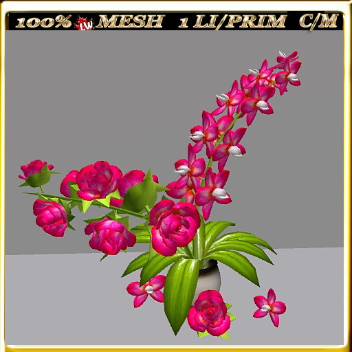 LW_ Orchids and Roses 9 (1 Prim / LI)