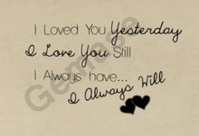 :Gemase: Yesterday/Still Wall Decal