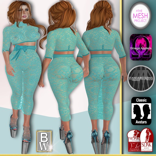 ***Long Dress Mint 'Who Dares'***