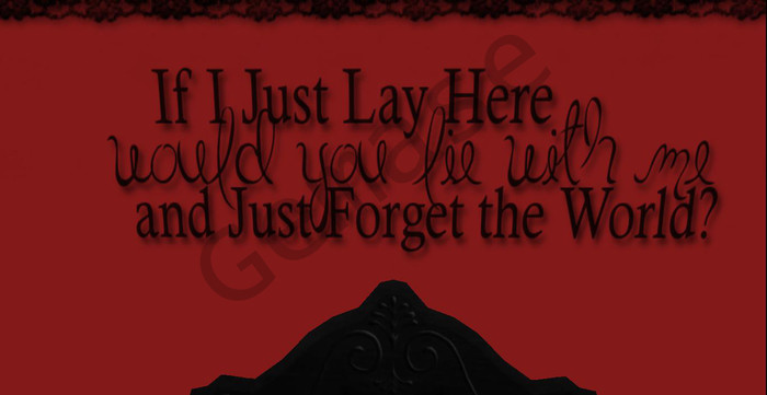 :Gemase: Chasing Cars Lyric Wall Decal